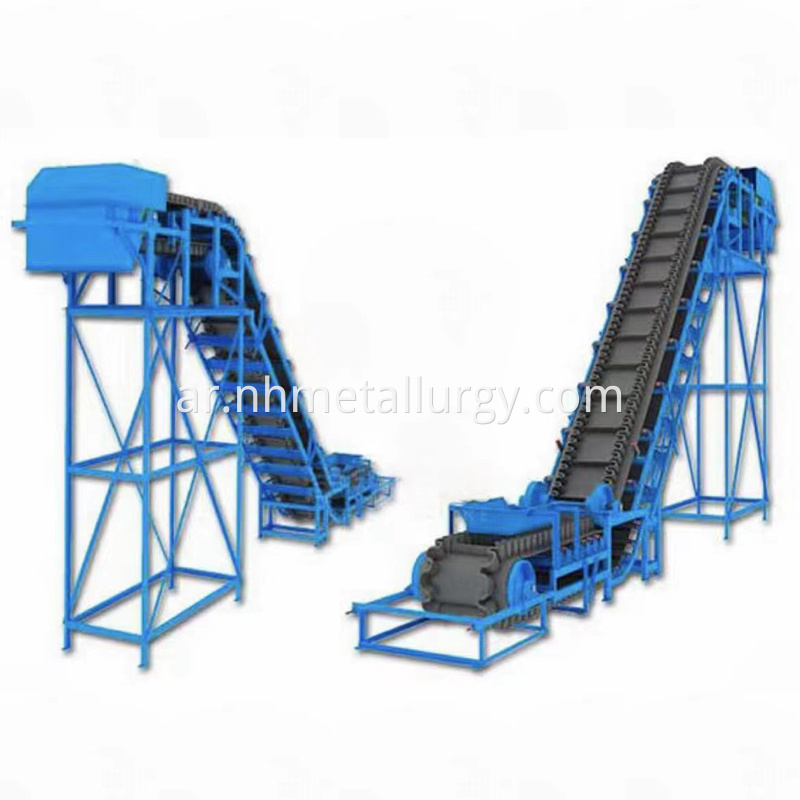High Angle Belt Conveyor
